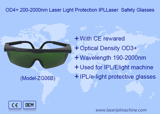 200-2000nm IPL-Laser-Sicherheitsbrille Augenschutz für ND YAG Laser-Haarentfernung