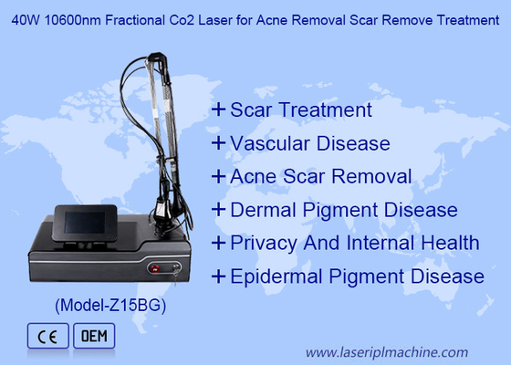 40W 10600nm fraktionierter CO2-Laser zur Behandlung von Akne, Narbenentfernung