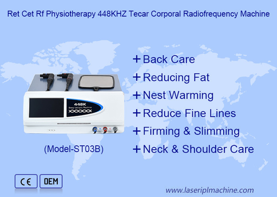 Ret Cet RF Physiotherapie 448KHZ Tecar Körper-Radiofrequenz-Maschine