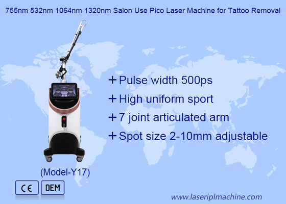 Importierte Laserarm aus Korea 1064 532 755nm Picosecond Laser zur Tattooentfernung