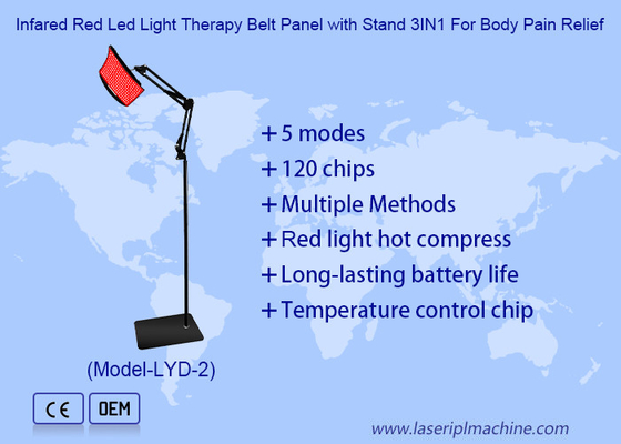 Infrarot-LED-Lichttherapie-Gürtel mit Stand 3 in 1 zur Linderung von Körperschmerzen