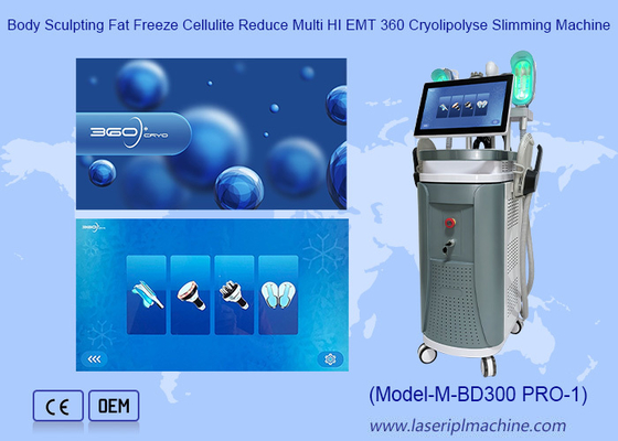 360 Cryo Plus 40K RF Vakuum EMS Gewichtsverlust Haut straffen 360 Cryolipolyse Und Emslim