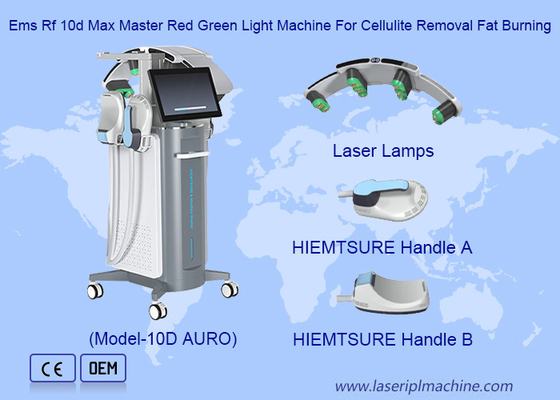 Ems Rf 10d Max Master Red Green Light Machine For Cellulite Removal Fat Burning