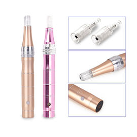 3 Farbe Derma Pen Elektrische Maschine Fünf Stufe Ladung Mikro Nadel Schönheitsgerät