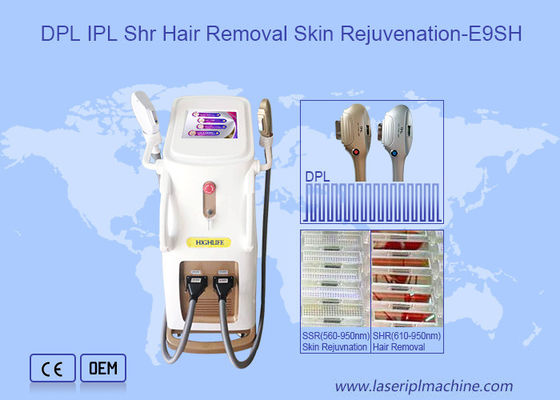 1200W DPL IPL SHR Laser-Haarentfernung Haut straffen Schönheitsmaschine