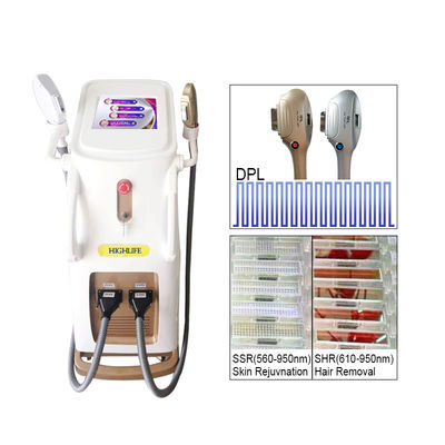 1200W DPL IPL SHR Laser-Haarentfernung Haut straffen Schönheitsmaschine