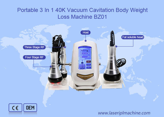 Portable 3 In 1 40K Rf Heim Ultraschall Kavitation Körper Abnehmen Maschine