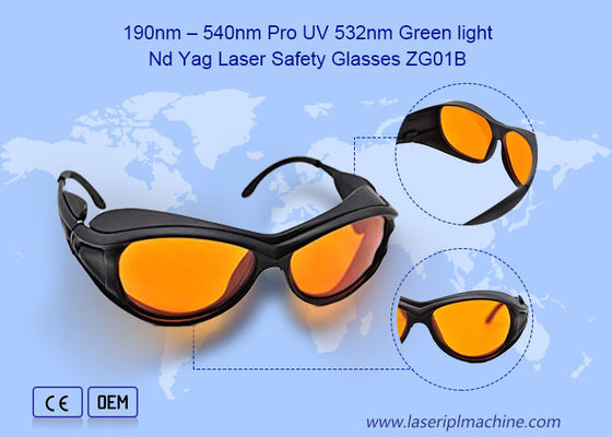 190nm 540nm CE OD4 Nd YAG Pro UV 532nm 1064nm Ipl Laserbrille