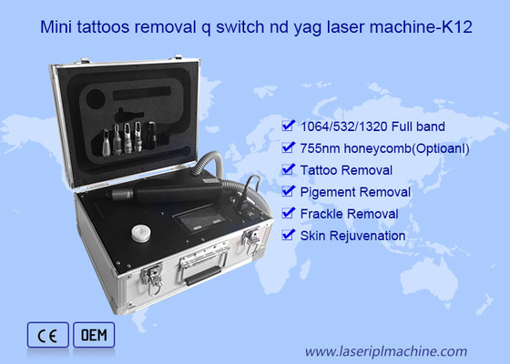 3 Cartiredges 1064nm Profi-Tattoo-Entfernung Nd Yag Laser-Maschinen