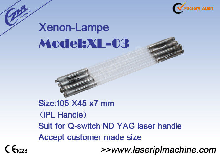 7mm Dia Nd Yag Laser Ipl Xenon Blitzlampe Anzug für Qswitch ND YAG Lasergriff