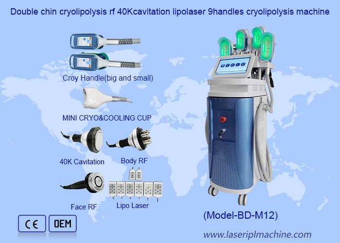 40K Kavitation RF Lipo 360 Cryo Kühlkörper Fettbildhauerei Gewichtsverlust Maschine