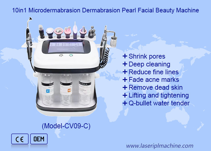 Gesichtspflege Aqua Peel RF Sauerstoffstrahl Hydro Mikrodermabrasion Maschine für die Tiefenreinigung