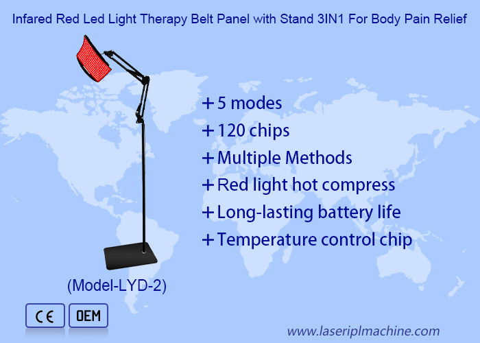 Infrarot-LED-Lichttherapie-Gürtel mit Stand 3 in 1 zur Linderung von Körperschmerzen