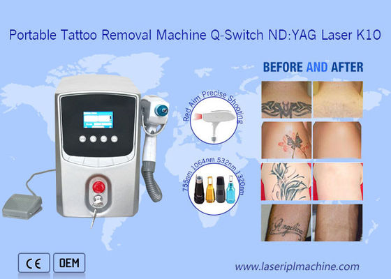 Guter Preis Sgs 1064nm 532nm Laser Tattoo Entfernung Maschine für Augenbrauen Flecken Entfernung Online