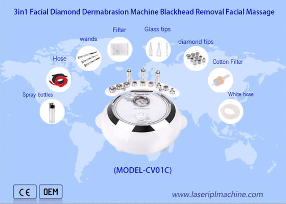 Guter Preis Diamond Microdermabrasion Machine Spray Wrinkle-Abbau-Gesichtsbehandlungs-tiefes Schalengerät Online