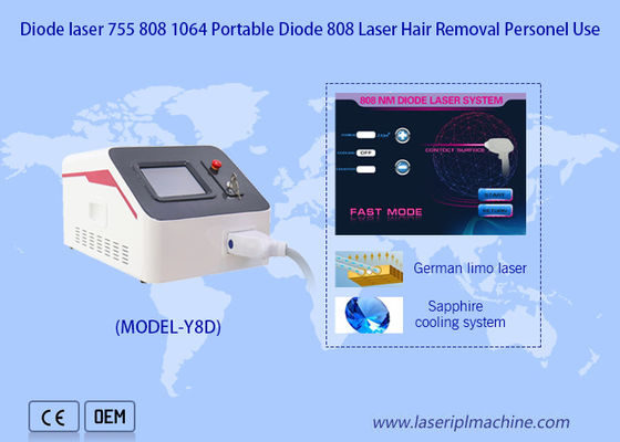 Guter Preis Tragbarer effektiver schmerzloser 808 Dioden-Laser-Haar-Abbau für Schönheits-Salon Online