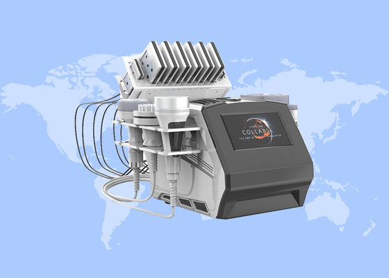 Guter Preis Tragbare Vakuumrf-Maschine 7 der Hohlraumbildungs-80k in 1 für den Körper, der das fette Brennen umreißt Online