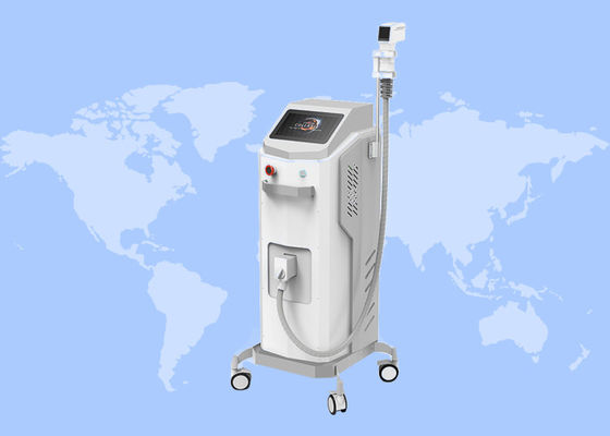 Guter Preis Berufs-12*26mm Stellen-Dioden-Laser-Haar-Maschinen-vertikale Art-Haut-Verjüngung Online