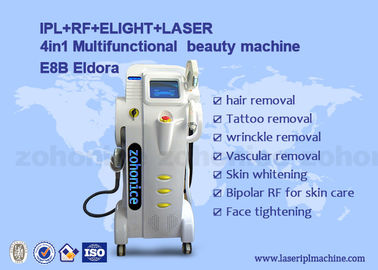 4in1 Mulfifunction Rfnd-yag Laser IPL-OPT SHR professionelle schmerzlose Laser-Haar-Abbau-Maschine