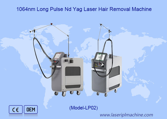 Schmerzlose 1064nm ND Yag Laser Long Pulse zur Haarentfernung und Hautverjüngung