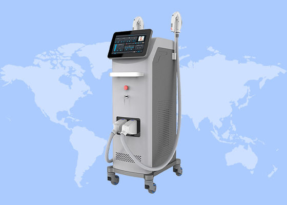 Guter Preis Doppelgriffige IPL DPL OPT Schmerzlose Haarentfernung Hautverjüngungsmaschine Online