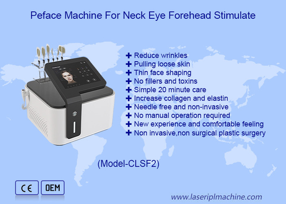 PET Gesichtshaut Anti-Aging Hals Auge Stirn Stimulieren EMS Gesichtsmaschine