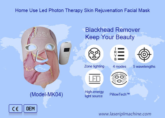 Guter Preis LED-Gesichtsmaske Siliziumrot-Infrarot für Hautverjüngung und Haut-Gesichtspflege Online