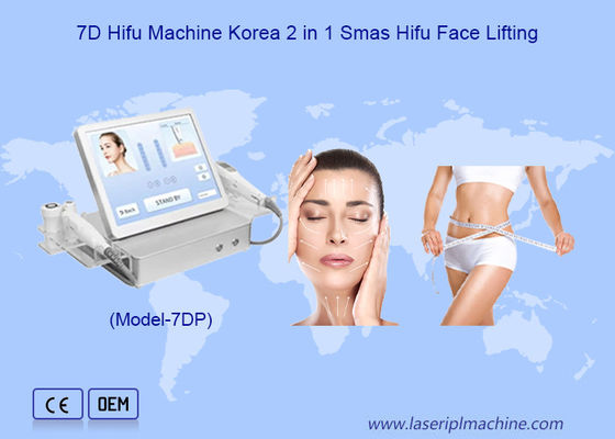 Guter Preis Dual Handles 7D Hifu 2 in 1 Augen-Lifting Haut Anti-Aging 7D Schlankheitsmaschine Online