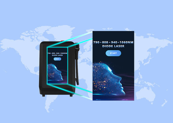 Guter Preis 808nm 790nm 1060nm 940nm Diodenlasermaschine für Hautbleiche und Haarentfernung Online