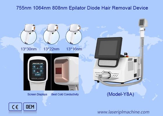 Desktop 808nm 810nm Diodenlasermaschine Hautbleichung Körperhaarentfernung