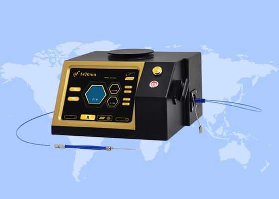 Entfernung von Krampfadern Behandlung von Hämorrhoiden 980 1470nm Chirurgische Diodenlaser-Fettsaugmaschine