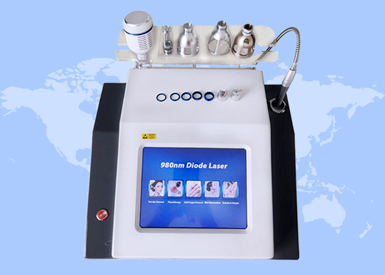 Dioden-Laser 1 der Spinnen-Ader-Abbau-Haut-Verjüngungs-Maschinen-980nm - Frequenz 10HZ