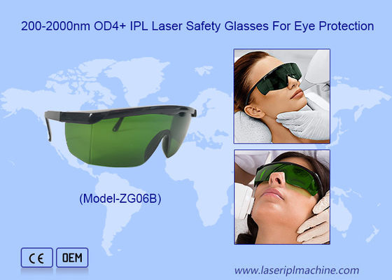 Guter Preis 200-2000nm OD3+ IPL-Laser-Sicherheits-Augen-Schutzbrille für Laser-Haarentfernung Online