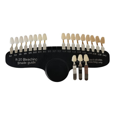 Guter Preis Handheld 3D Zahnbleichung Schattierung Guide 20 Farben Zahnbleiche Online