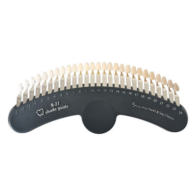 Guter Preis 3D-Schattierungsführer 27 Farben-Vergleicher Zahnbleichen Schattierungstabelle Online