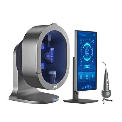2in1 3 Kameras 3D KI Mikroskopischer Kopfhautgriff Kopfhautscanner Gesichtshautanalysator