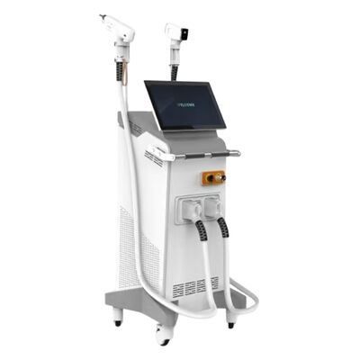 2in1 Nd Yag Pico Laser Tattoo Removal Permanent 755 1064 808nm Eisdioden Laser Haare entfernen Maschine