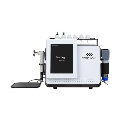 Guter Preis 4 Griffe ED Therapie Faltenverbesserung 448KHz CET RET Vakuum EMS Physiotherapie Stoßwellengerät Online