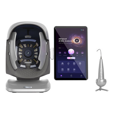 Guter Preis 9 Spektrum 3D KI Gesichtshautmonitor Mikrofeuchtigkeitsdetektor Haut-Analysator Maschine Online