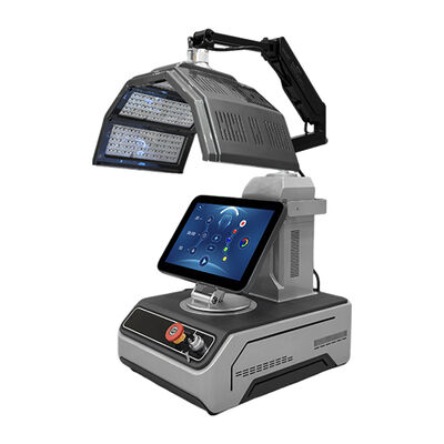 Guter Preis 540 Stück Rot Blau Gelb Grün 850nm Nahe-Infrarot Gesichtskopfbehandlung PDT LED Lichttherapie-Maschine Online
