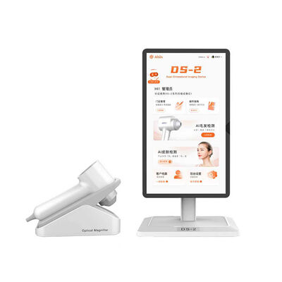 Guter Preis 15.6 Inches Touchscreen 2 Probes 5 Languages Scalp and Face Skin Analysis machine Online