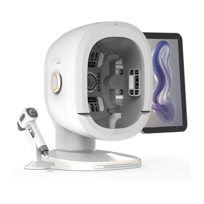 Guter Preis Gesichtstest-Scanner mit drei Linsen, 19 Sprachen, 8 Spektral-3D-KI-Hautanalysegerät Online
