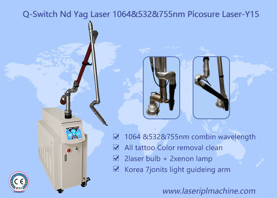 Guter Preis Q Schalter ND YAG Fleckenentfernung Pigmententfernung Picosekunden Laser Tattoo Entfernung Online