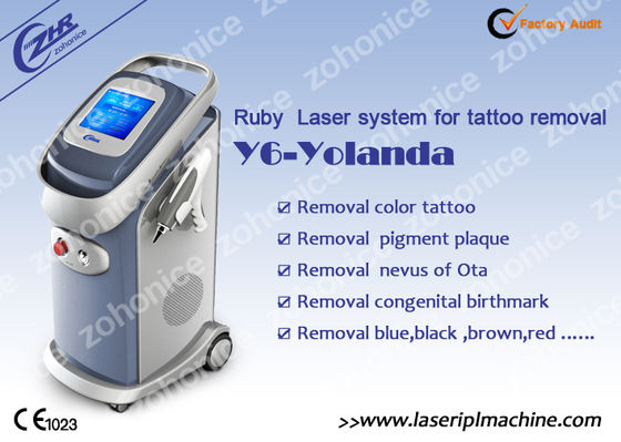 Guter Preis Farbenfrohe Tastscreen Laser Tattoo Entfernung Maschine mit mehrsprachigen Schnittstellenprogramm Online
