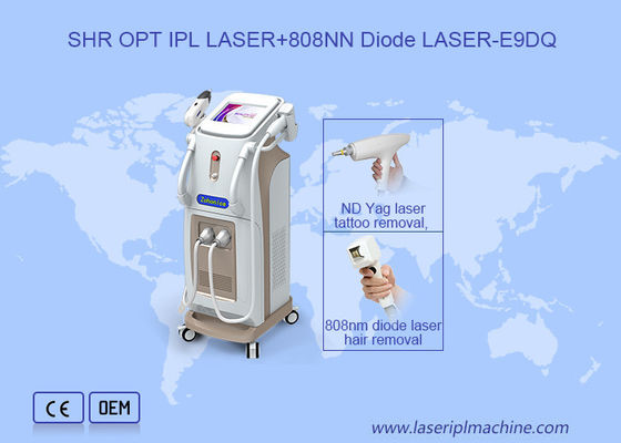 Guter Preis SHR OPT IPL 808nm Nd Yag Diode Laser Haarentfernung Schönheitsmaschine Online
