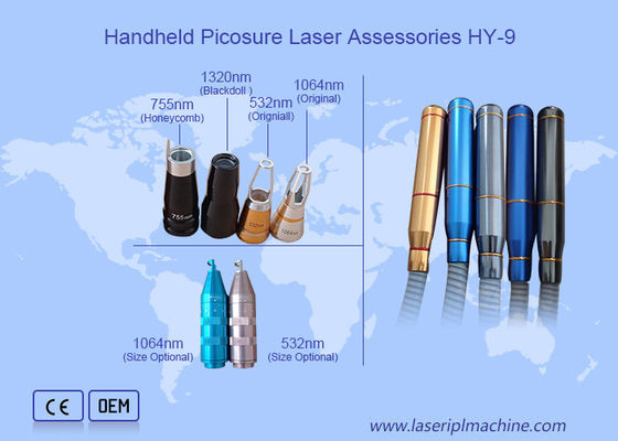 Guter Preis Nd Yag Schrumpfporen 532nm 1032nm Tätowierung Entfernen Handgriff Zubehör HY-9 Online