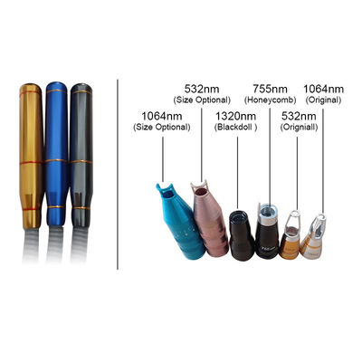 Guter Preis Nd Yag Schrumpfporen 532nm 1032nm Tätowierung Entfernen Handgriff Zubehör HY-9 Online