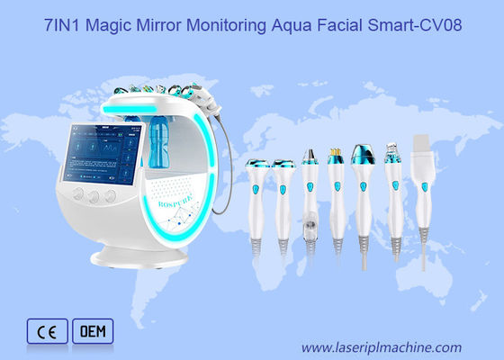 7 in 1 magischem Spiegel, der Rf Aqua Facial Machine überwacht