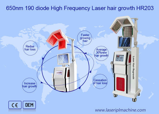 Guter Preis Dioden-Laser-Haar-Wachstums-Maschine der Anreger-650nm mit Kamera-Detektor Online