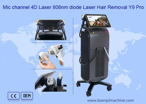 Mikrofonkanal 4D 1600w 808 Diode Laser Haare Entferner Y9 Pro